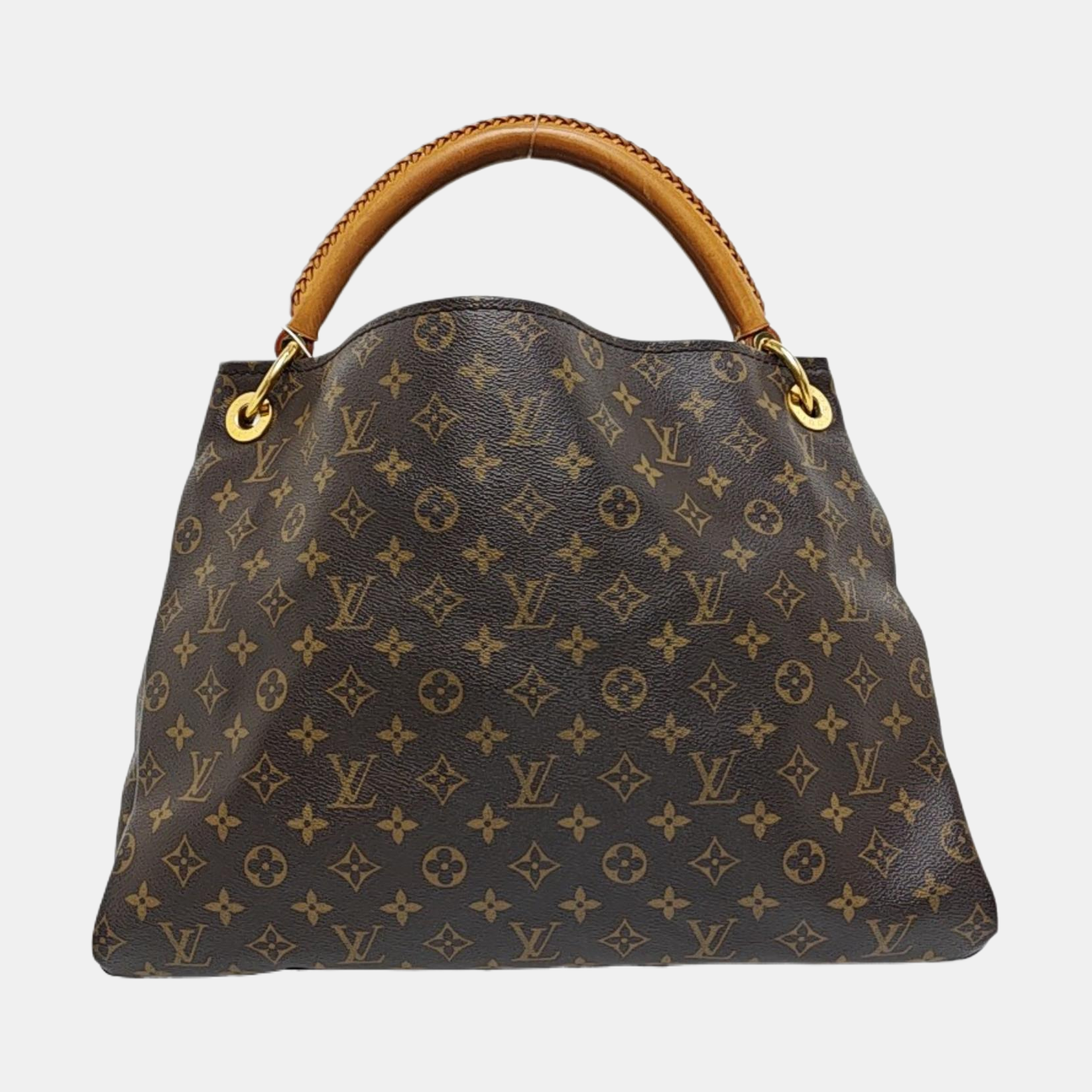 ARTSY MM Monogram Coated Canvas Brown