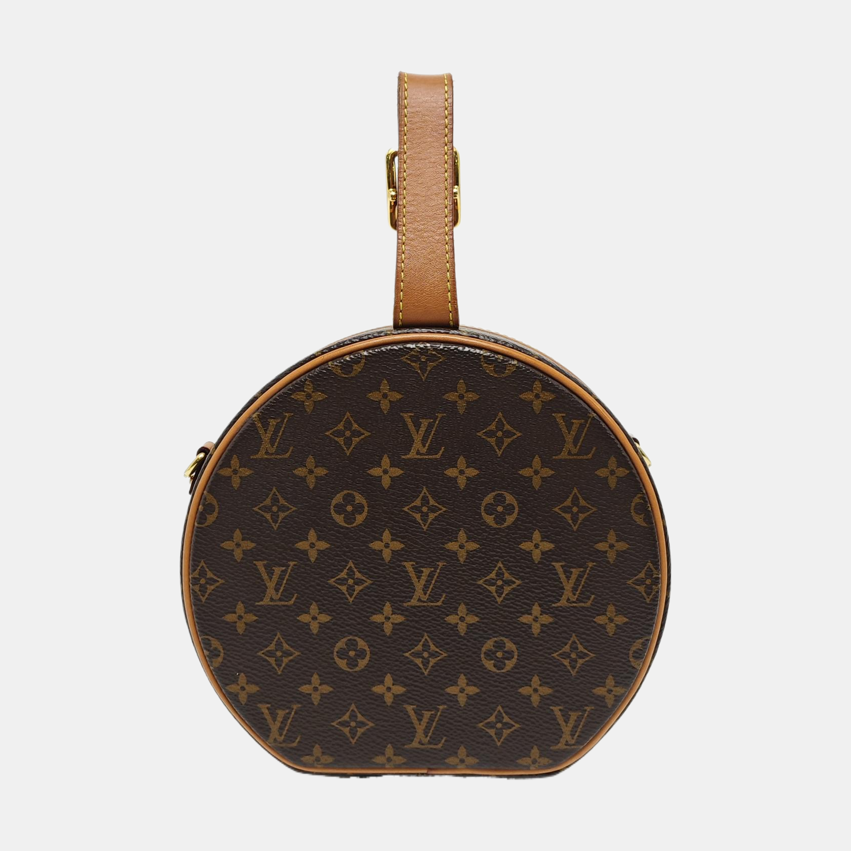 BOITE CHAPEAU PM Monogram Coated Canvas Brown