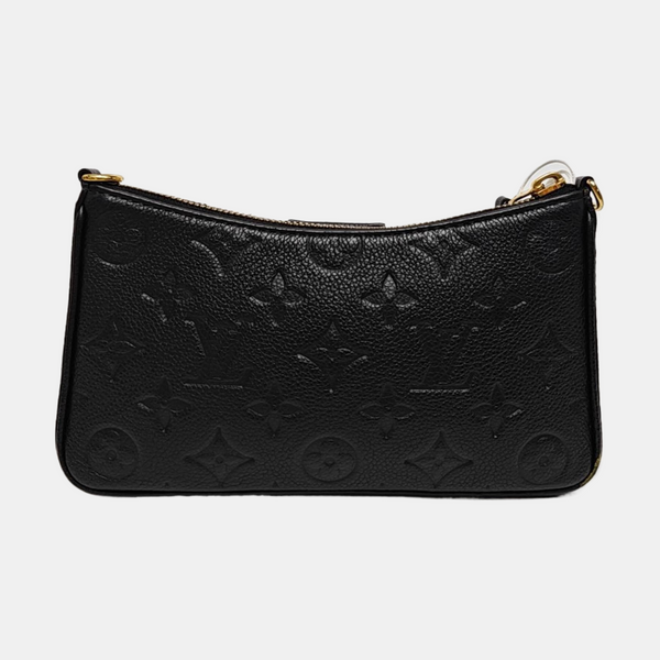 EASY POUCH ON STRAP Monogram Calfskin Black