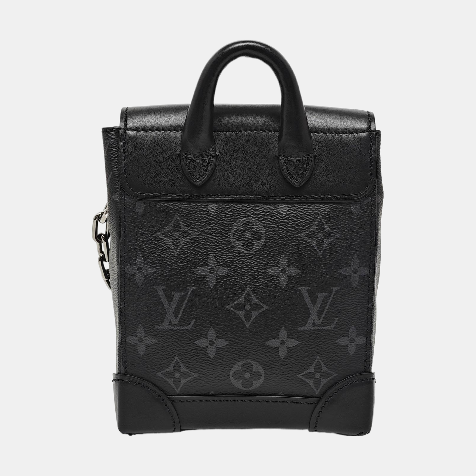 STEAMER Extra Small Monogram Coated Canvas Black