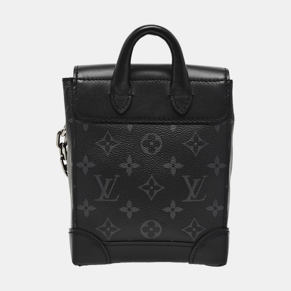 STEAMER Extra Small Monogram Coated Canvas Black