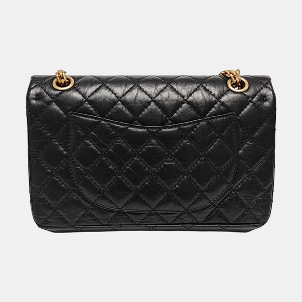 2.55 225 (small) Quilted Calfskin Black