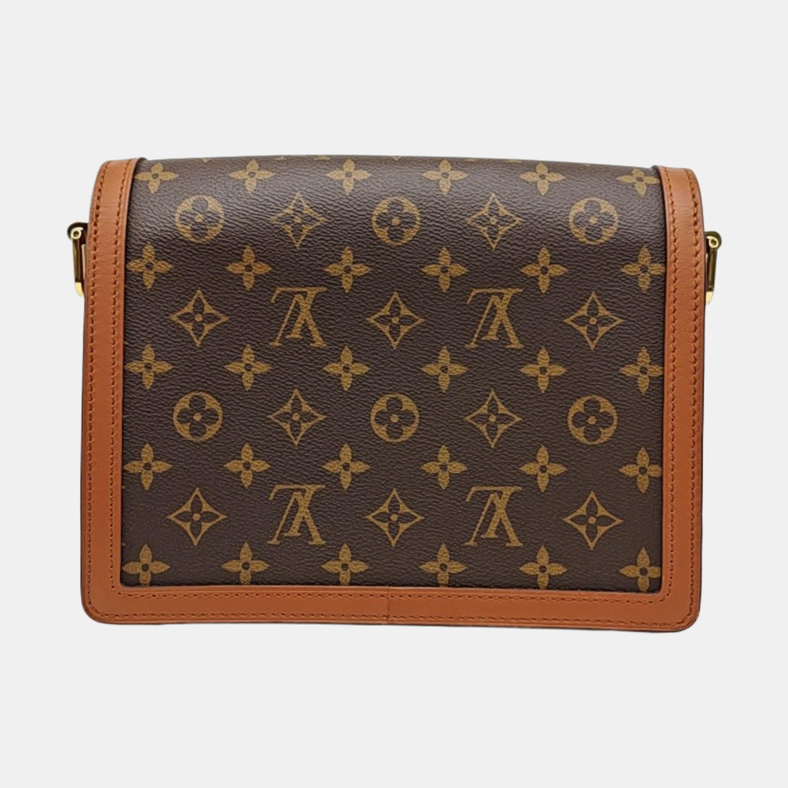 DAUPHINE MM Monogram Coated Canvas Brown