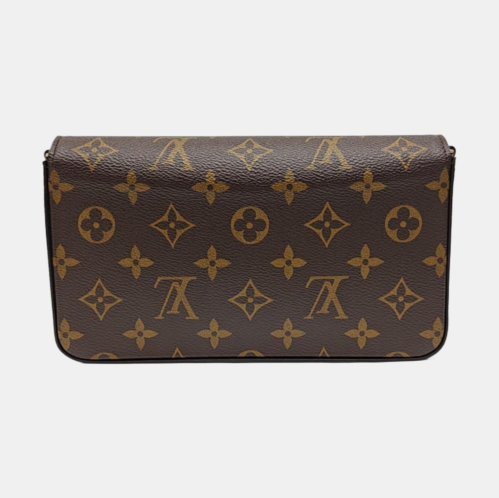 FÉLICIE Monogram Coated Canvas Brown