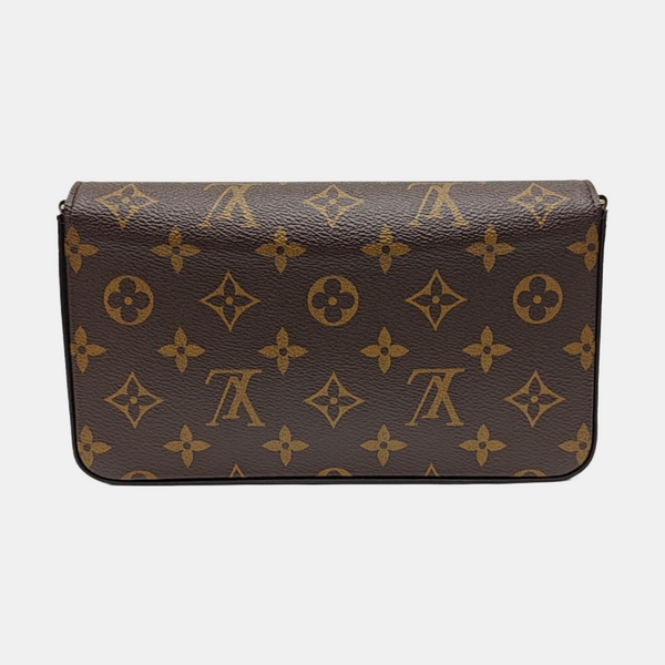 FÉLICIE Monogram Coated Canvas Brown