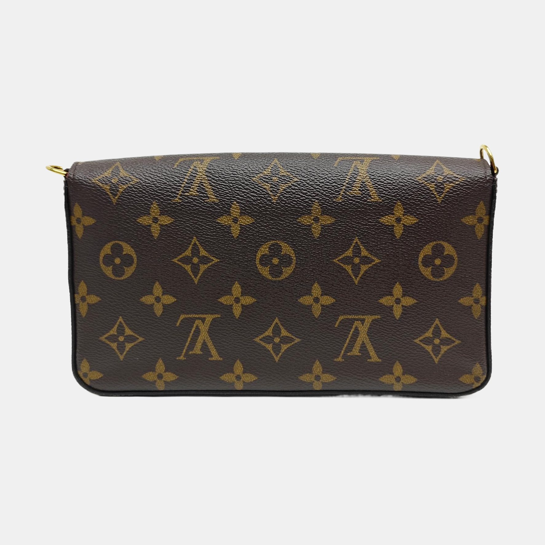 FÉLICIE Monogram Coated Canvas Brown