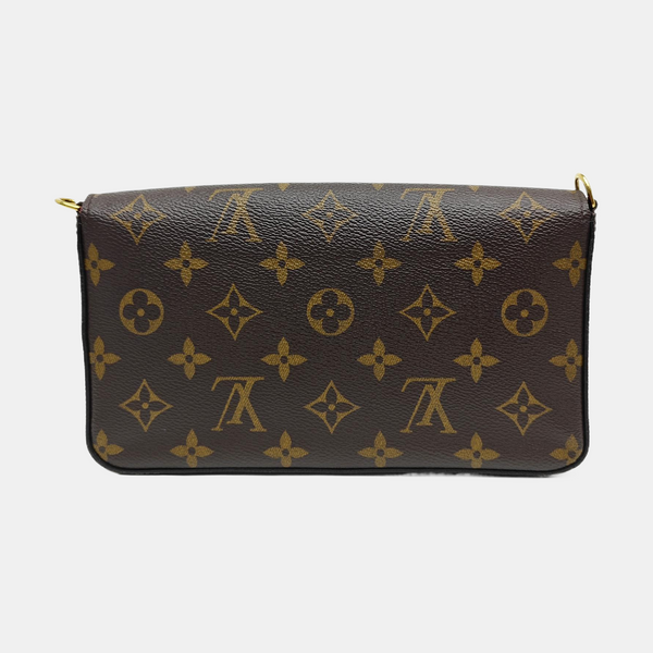 FÉLICIE Monogram Coated Canvas Brown