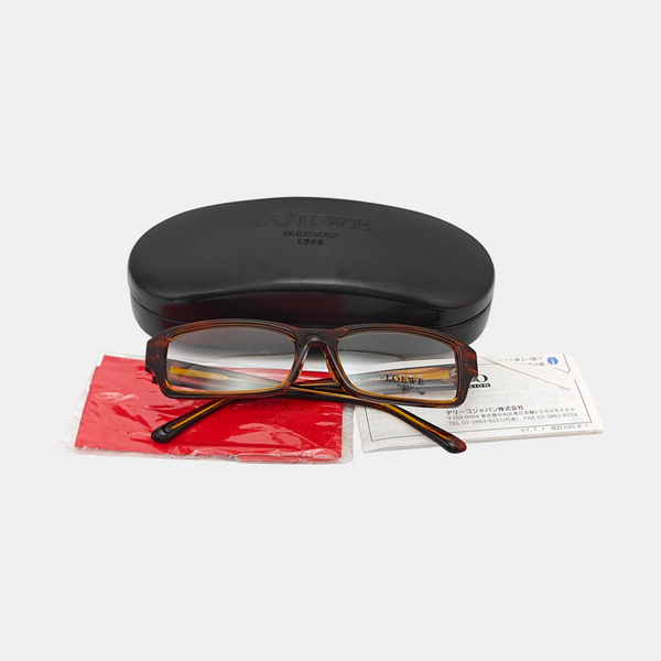 Synthetic Eyeglasses Brown