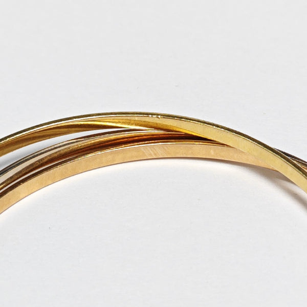 TRINITY 18k White Gold Multicolor Bangle