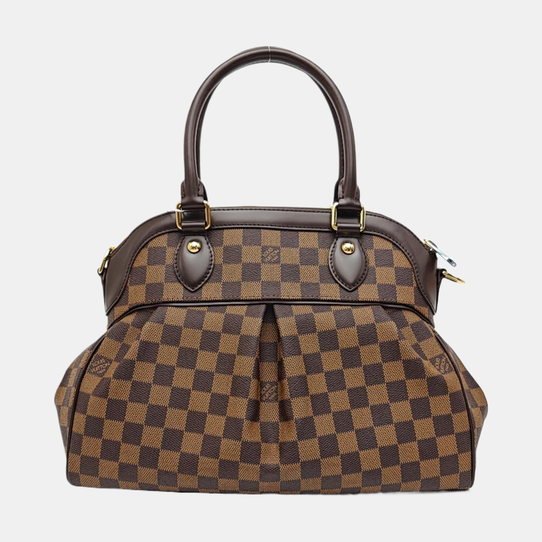TREVI PM Damier Ebene Coated Canvas Brown