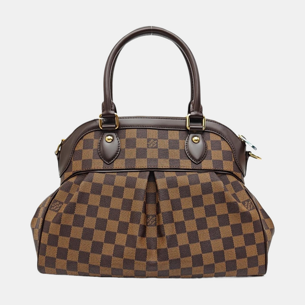 TREVI PM Damier Ebene Coated Canvas Brown