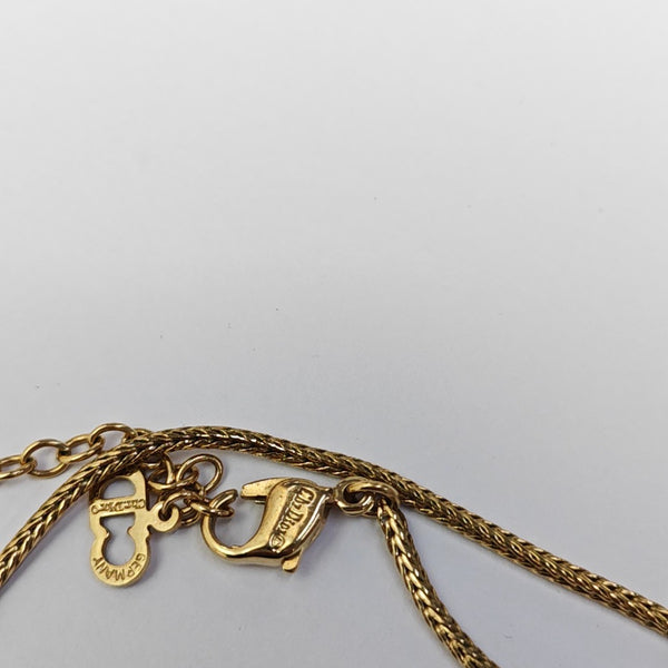 Petit CD Metal Gold Necklace