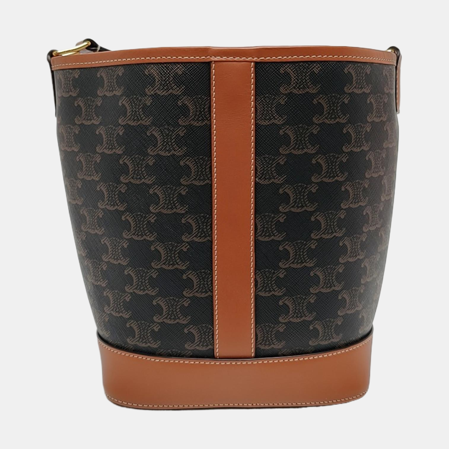 TRIOMPHE CANVAS Small Coated Canvas Brown