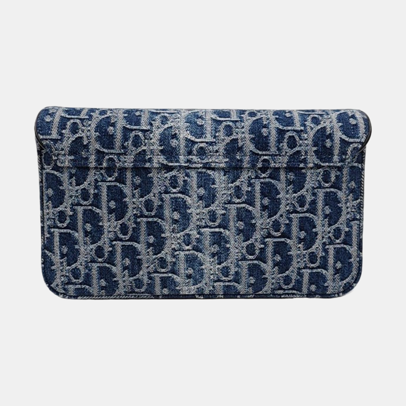 Saddle Medium Oblique Denim Blue