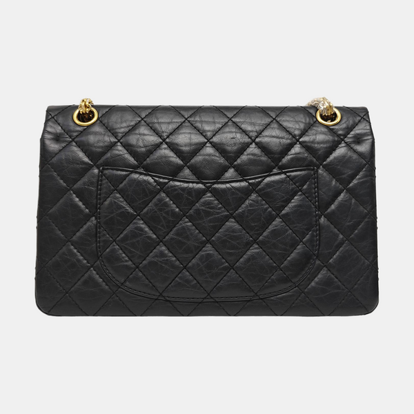 2.55 227 (jumbo) Quilted Calfskin Black