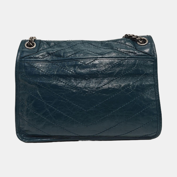 NIKI Medium Quilted Calfskin Green