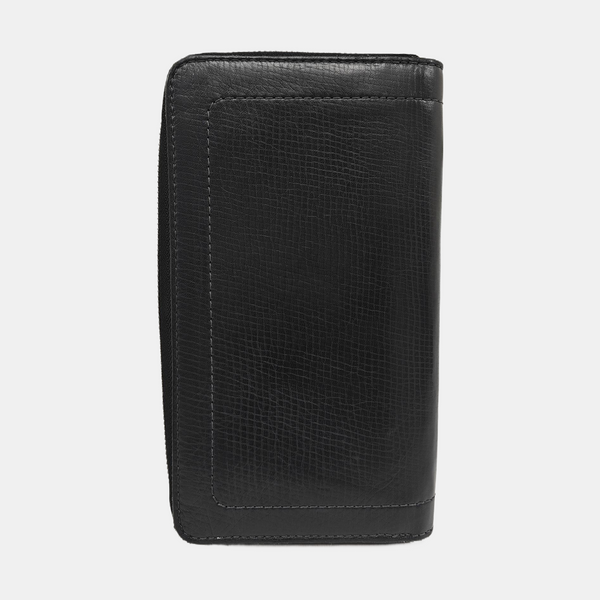 ZIPPY Calfskin Black Wallet