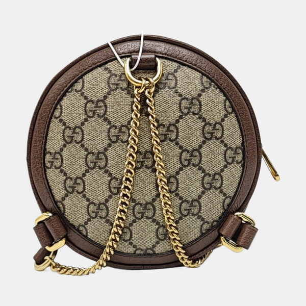 Authenticated pre-owned  Ophidia Mini Monogram Coated Canvas Beige - Backpack at Looply