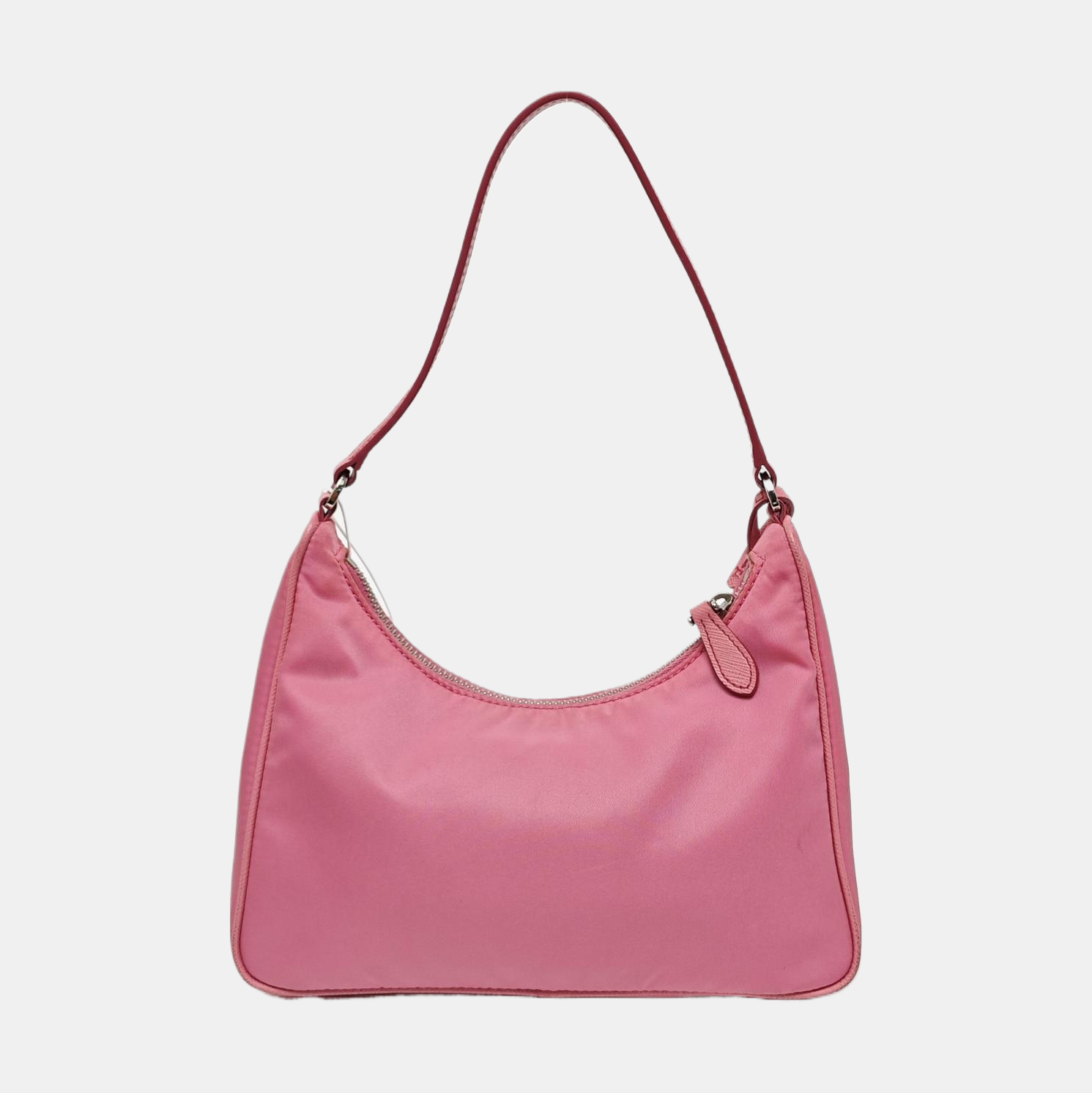 Authenticated pre-owned  Re-Edition2005 Mini Nylon Red - Top Handle Bag at Looply