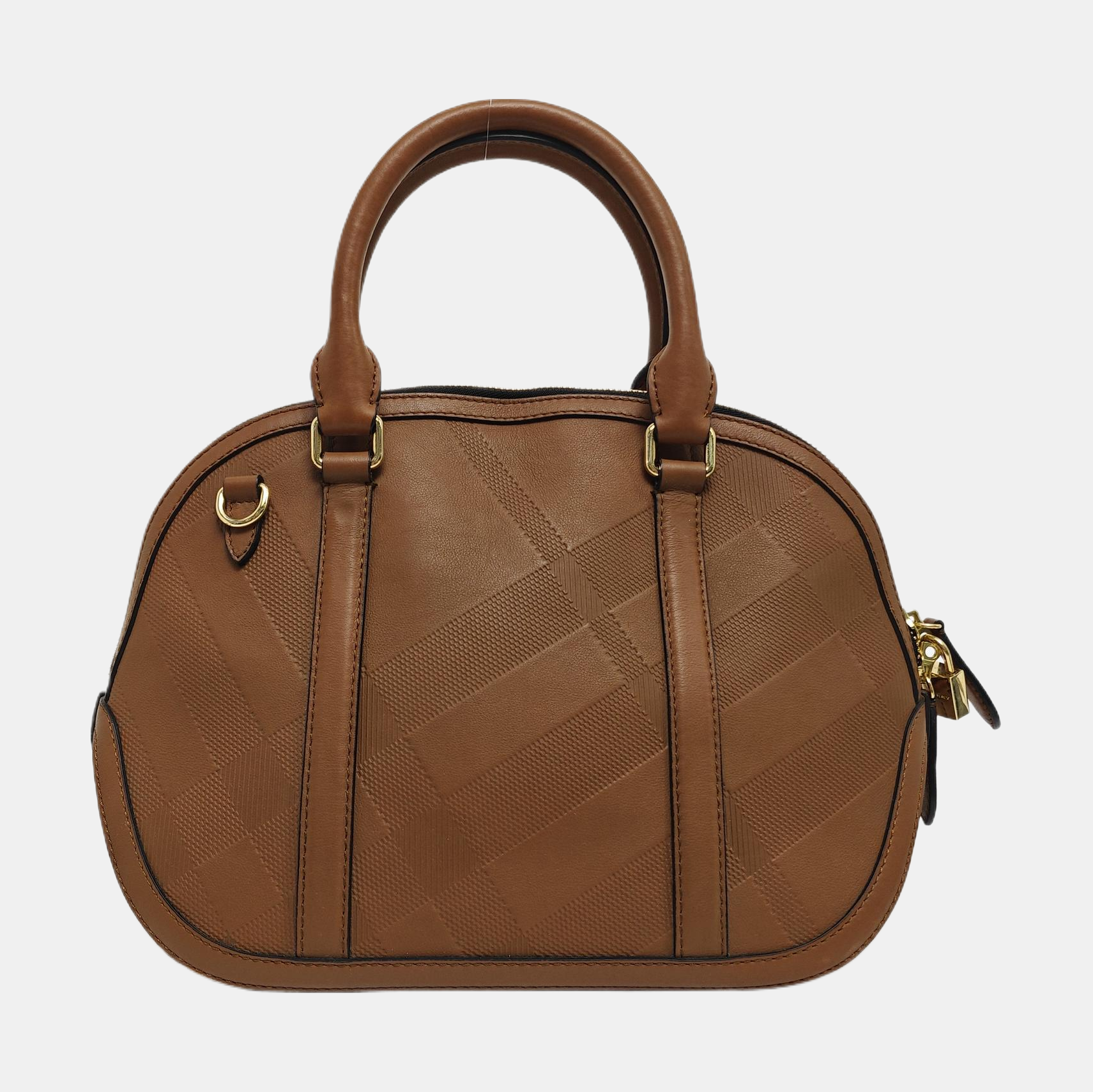 Calfskin Shoulder Bag Brown