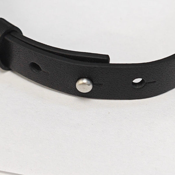 Leather Black Bracelet