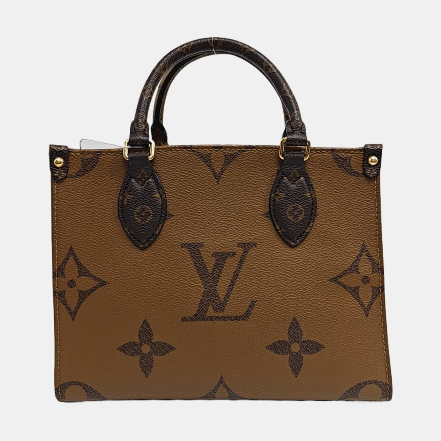 ONTHEGO PM Monogram Coated Canvas Brown