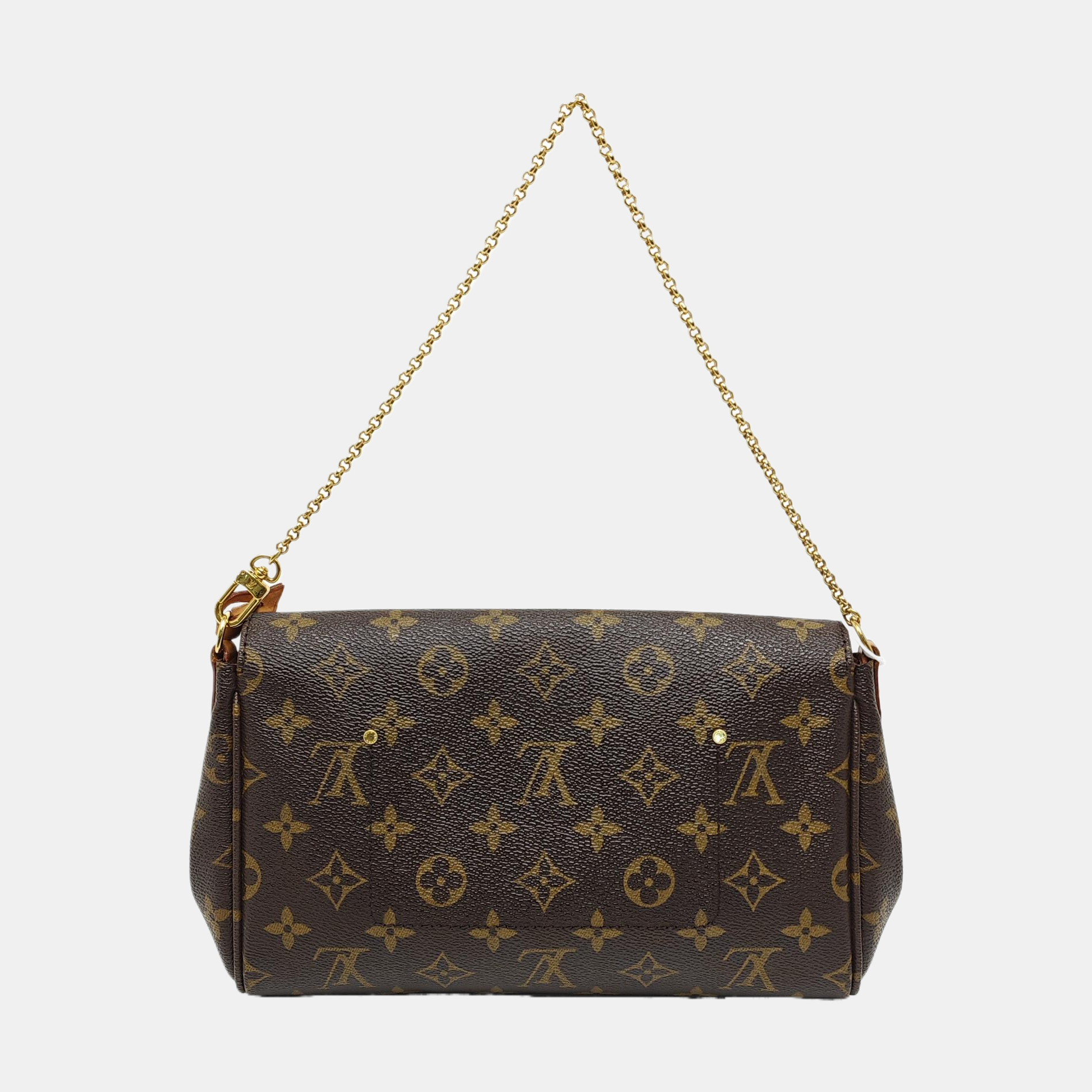FAVORITE MM Monogram Coated Canvas Brown