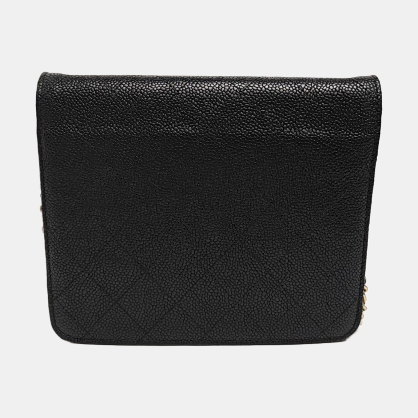 THREAD AROUND Quilted Grained Calfskin Blue