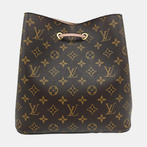 NÉONOÉ MM Monogram Coated Canvas Brown