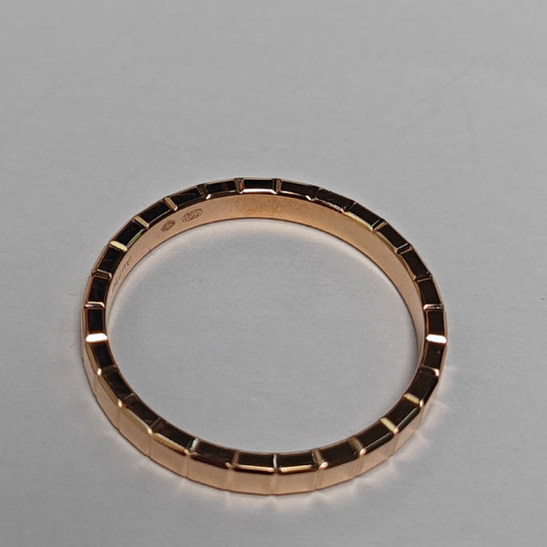 Ice Cube 18k Rose Gold Ring EU 53