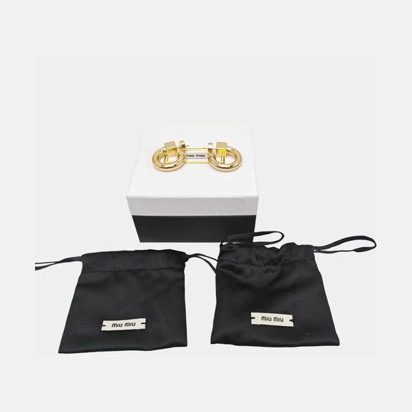 Metal Gold Earrings