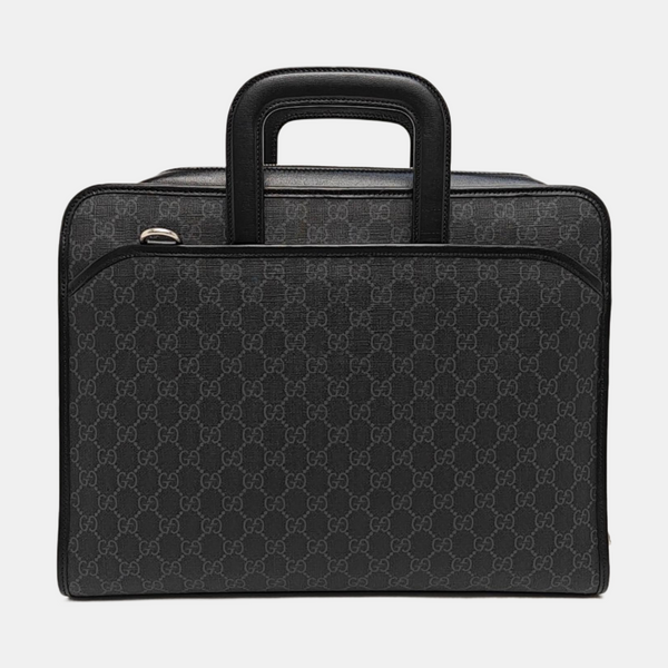 Retro Monogram Coated Canvas Black