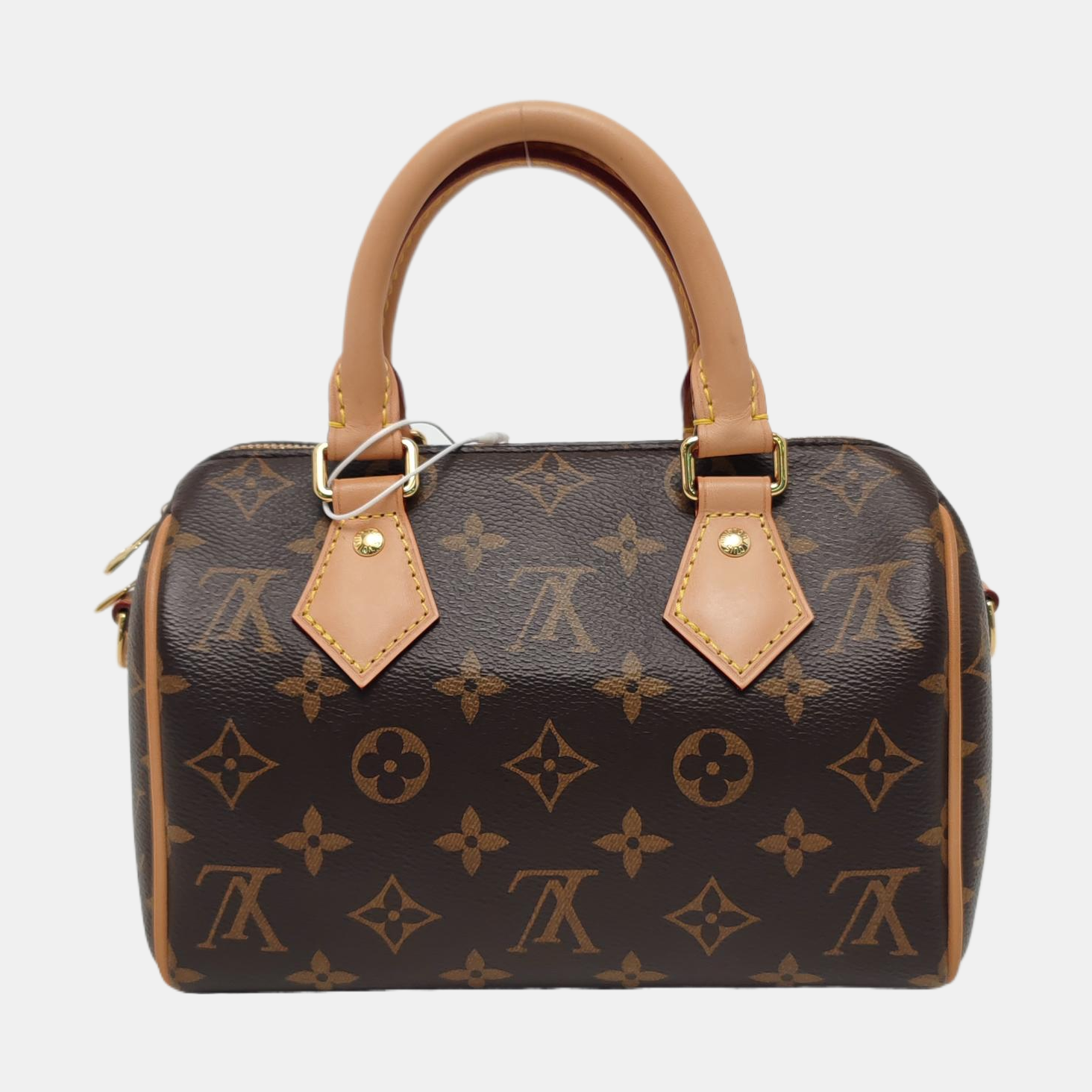 SPEEDY 20 Monogram Coated Canvas Brown