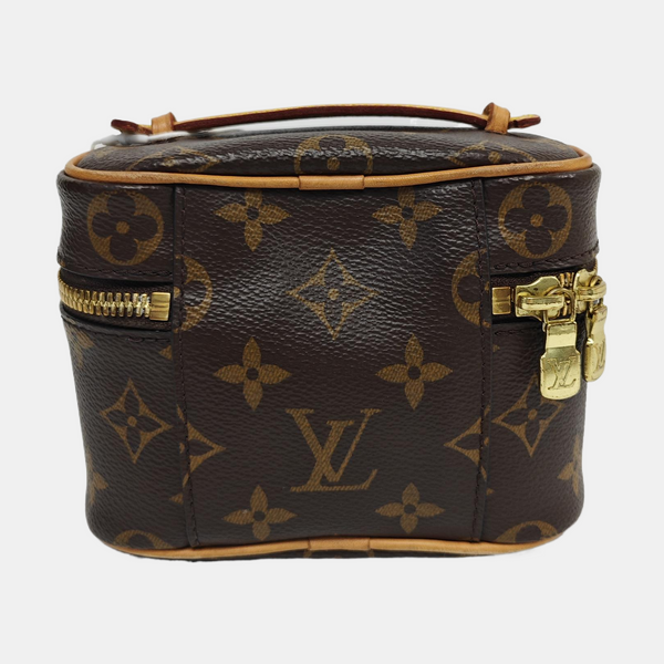 NICE Super Mini Monogram Coated Canvas Brown