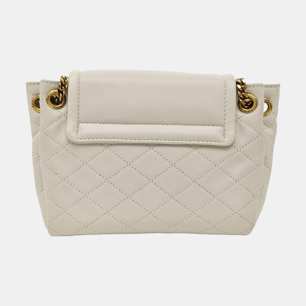 NOLITA Mini Quilted Lambskin White