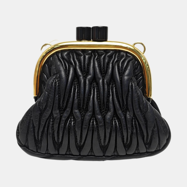 Miu Belle Lambskin Black