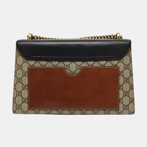 Padlock Medium Monogram Coated Canvas Multicolor