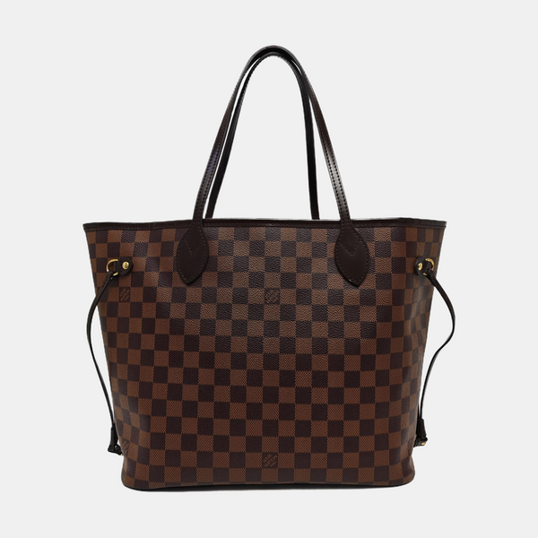 NEVERFULL MM Damier Ebene Coated Canvas Brown