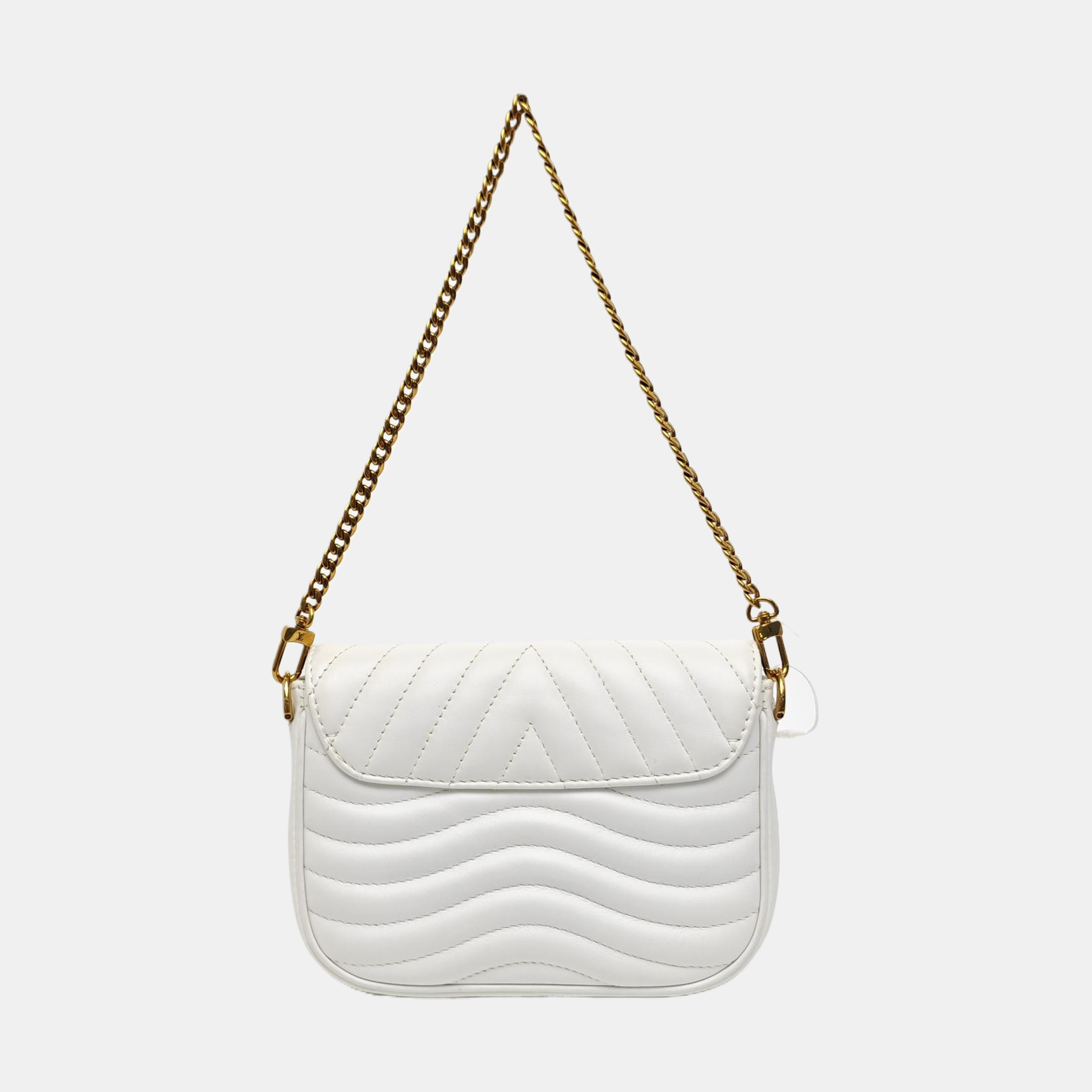 NEW WAVE Quilted Calfskin White