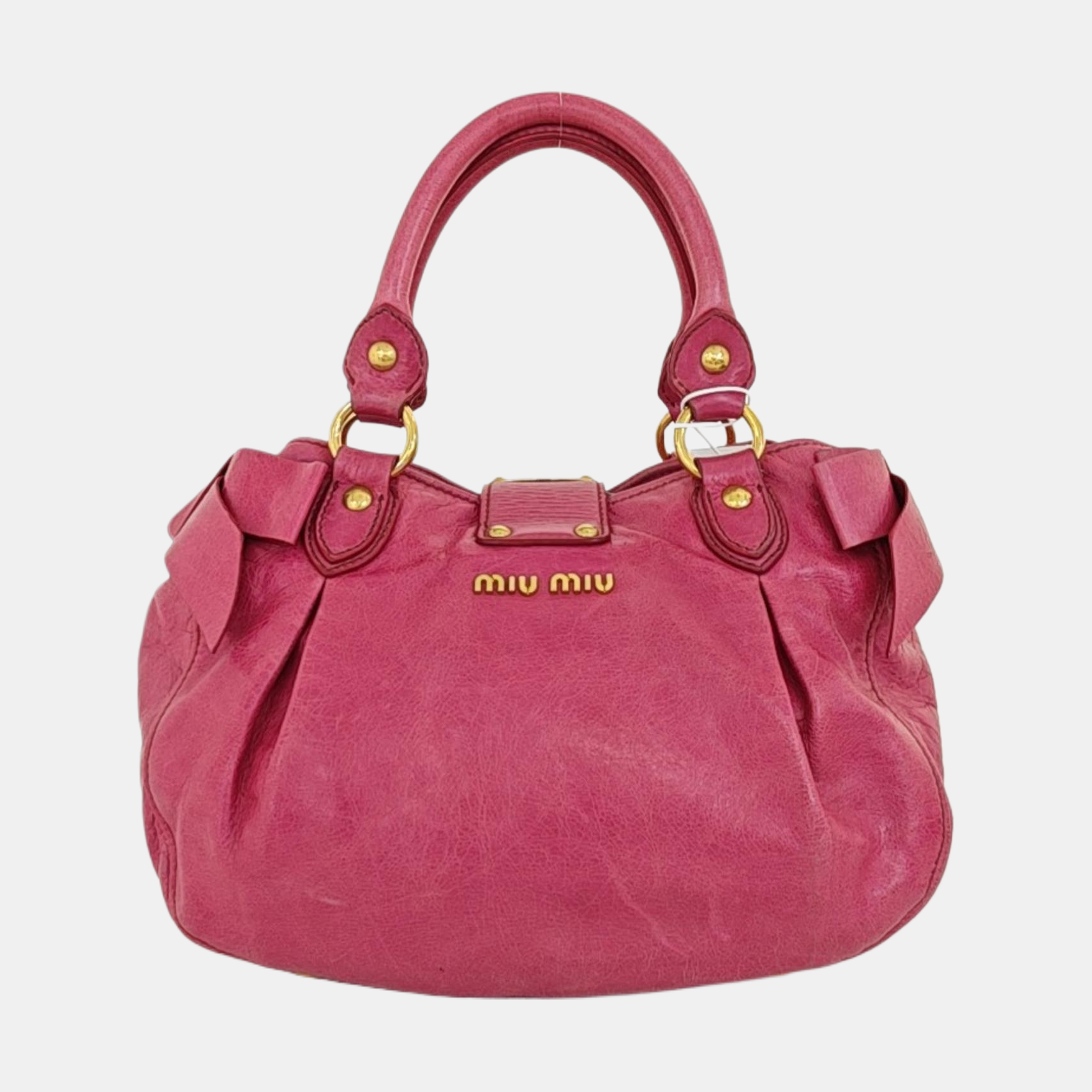 Miu Coffer Calfskin Red