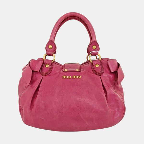 Miu Coffer Calfskin Red