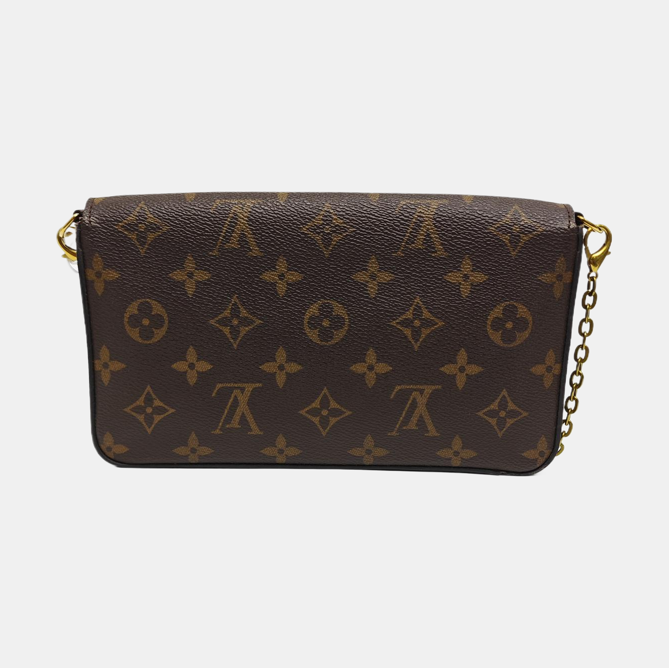 FÉLICIE Monogram Coated Canvas Brown