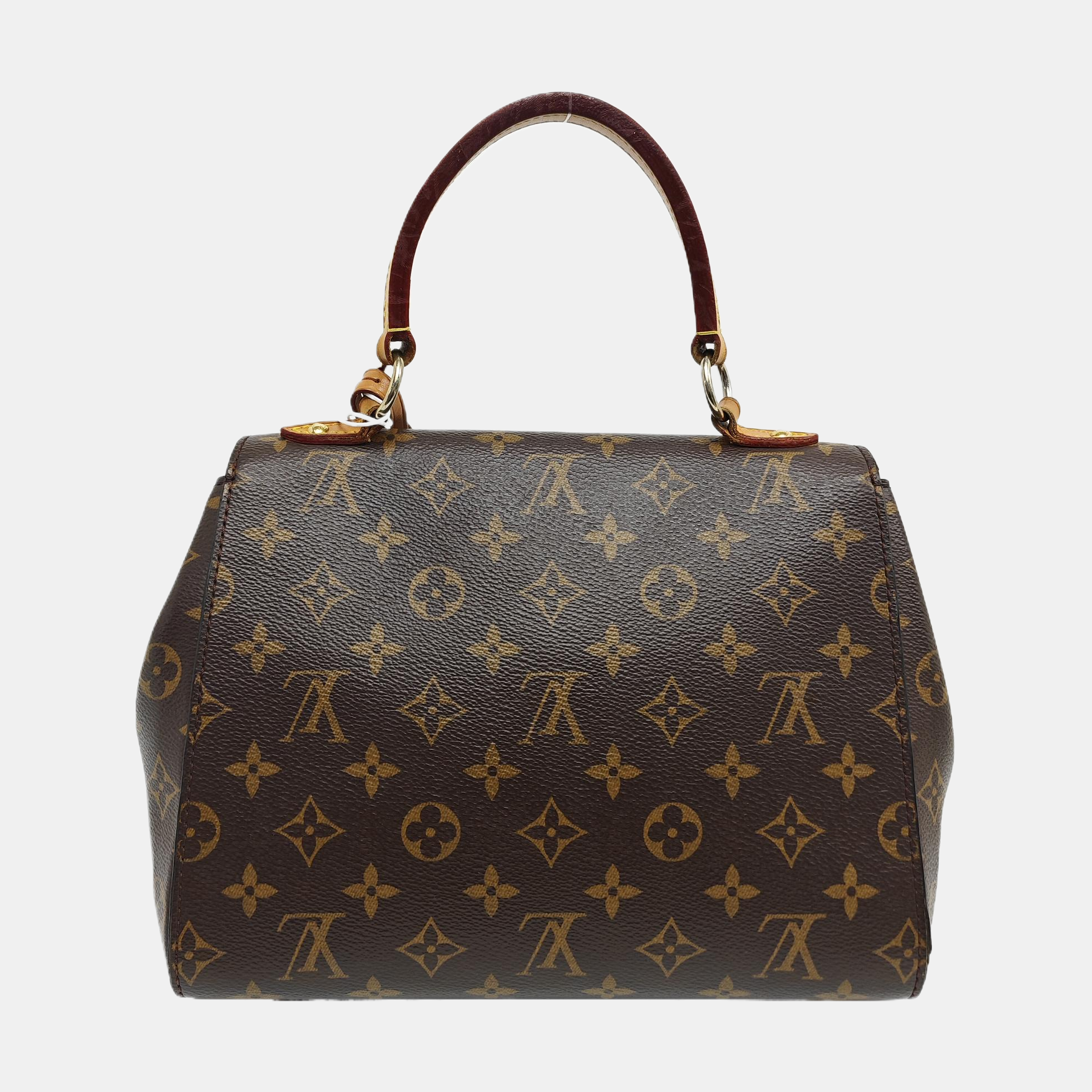 CLUNY PM Monogram Coated Canvas Brown