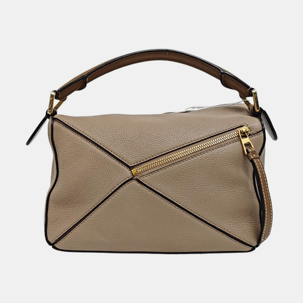 Puzzle Small Calfskin Beige