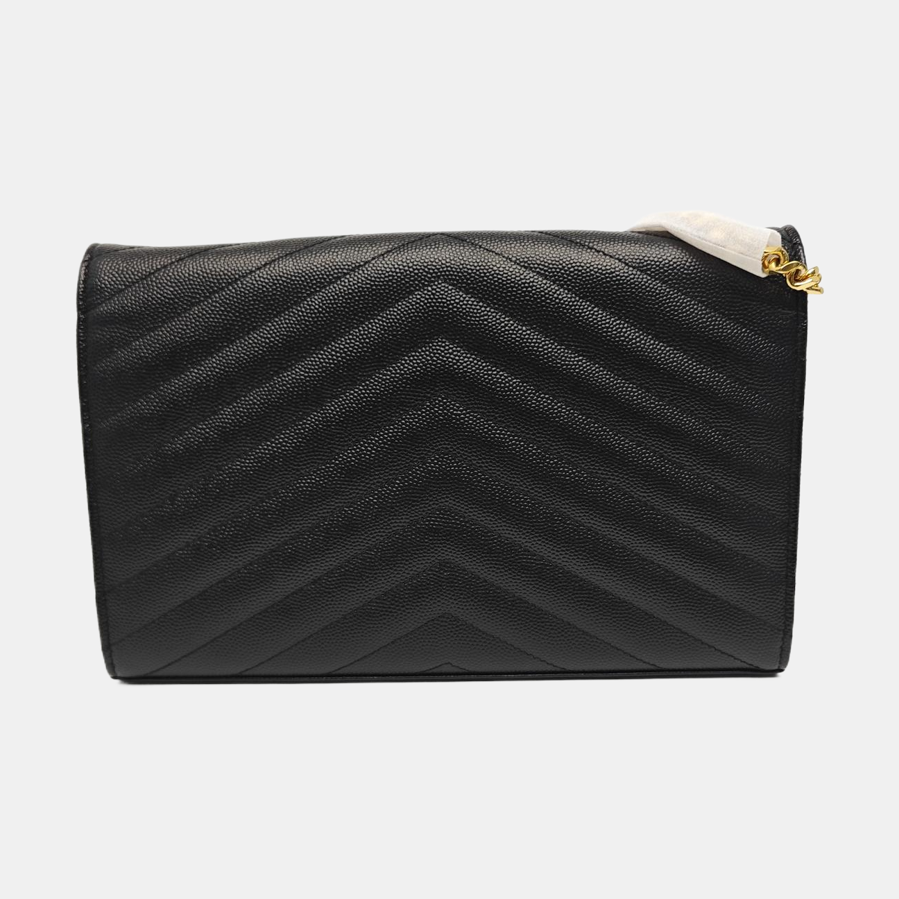 MONOGRAM Medium Chevron Calfskin Black