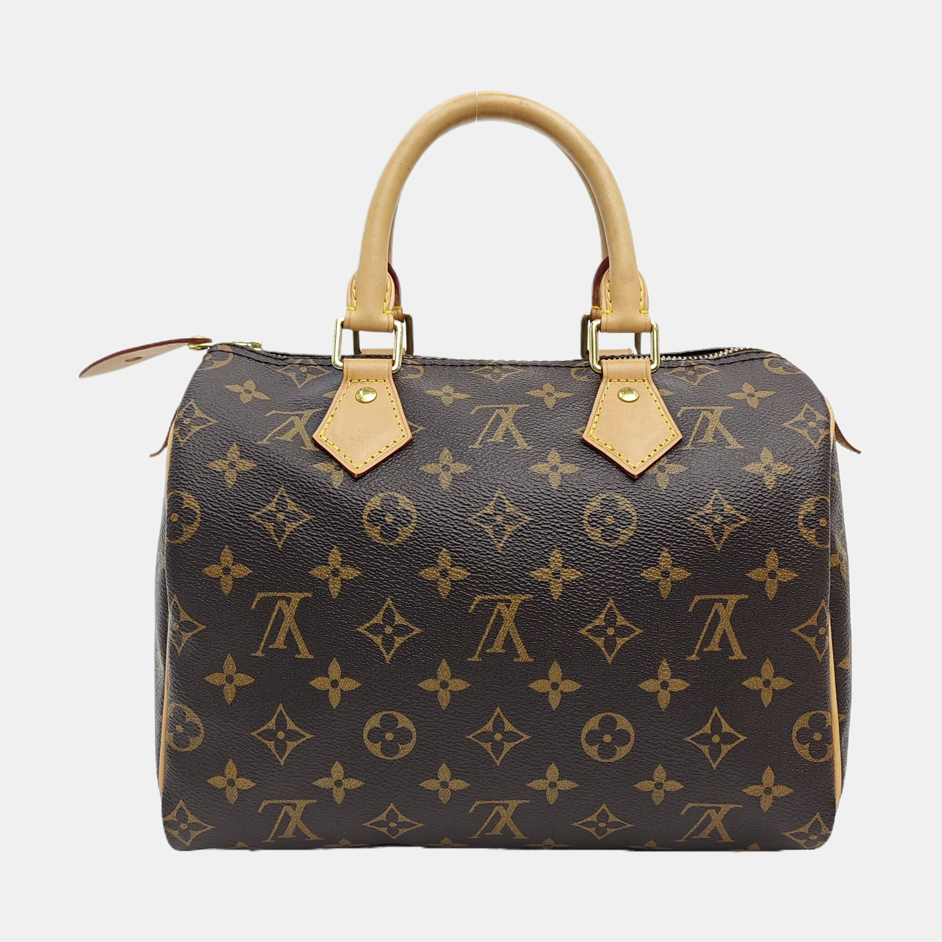 SPEEDY 25 Monogram Coated Canvas Brown