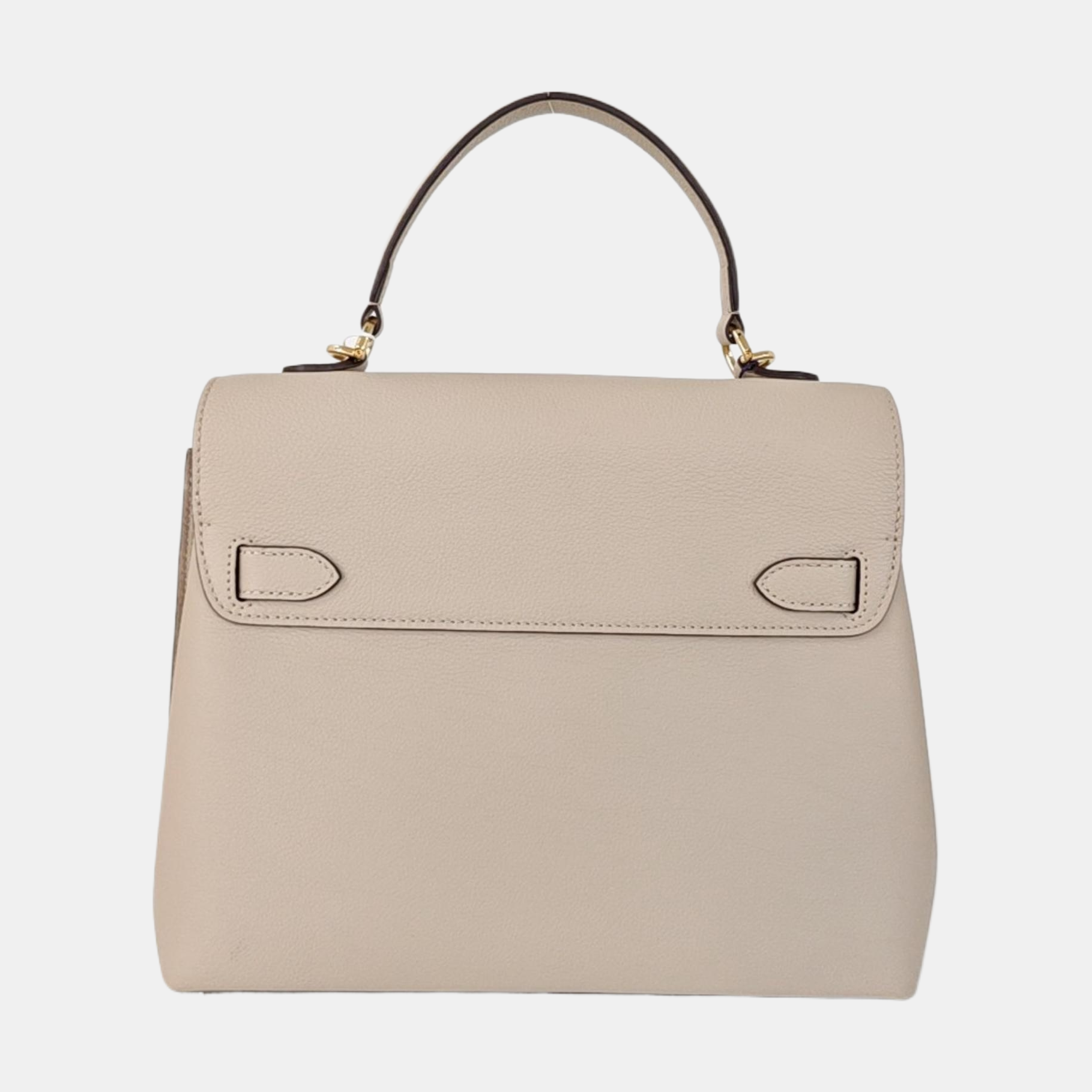 Calfskin Shoulder Bag Beige