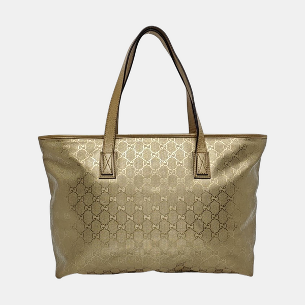 GG Imprime Monogram Coated Canvas Gold