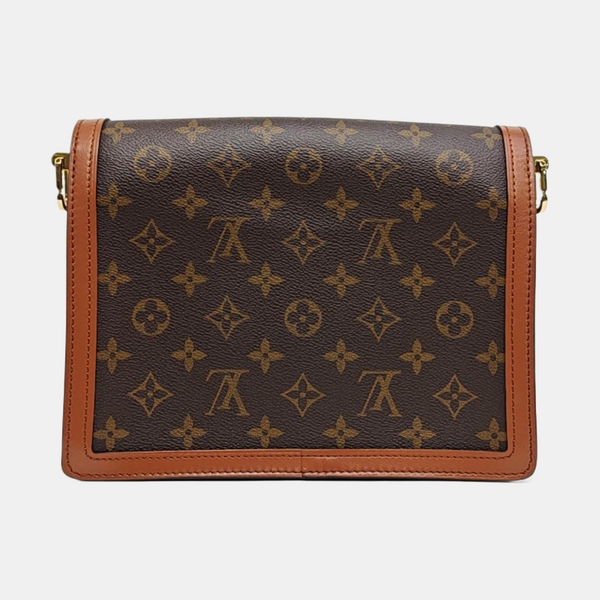 DAUPHINE MM Monogram Coated Canvas Brown