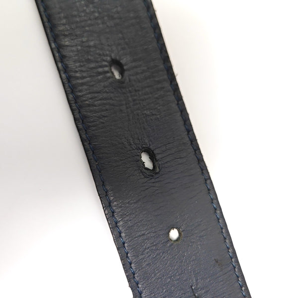 Leather Belt Blue